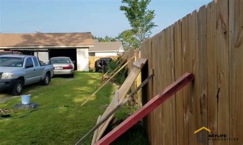 How to Fix a Leaning Fence Post - DaylifeNecessities