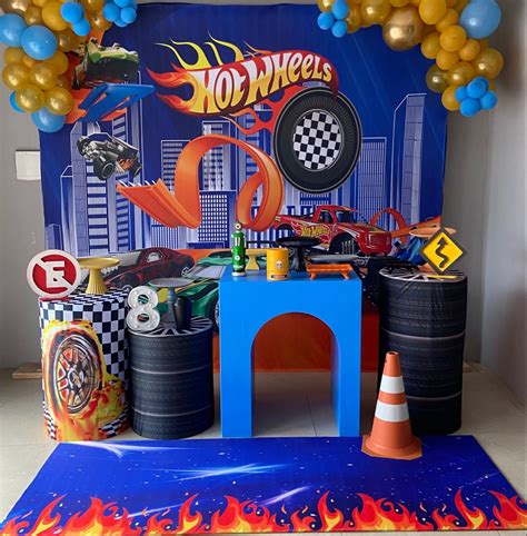 Festa Carros Hot Wheels Em Decora O De Festa Infantil Tema