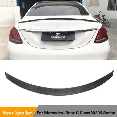 Alerón trasero de fibra de carbono para mercedes benz Clase C W205