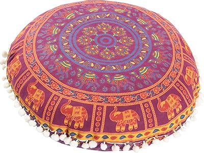 Amazon Popular Handicrafts Large Hippie Mandala Floor Pillow Cover