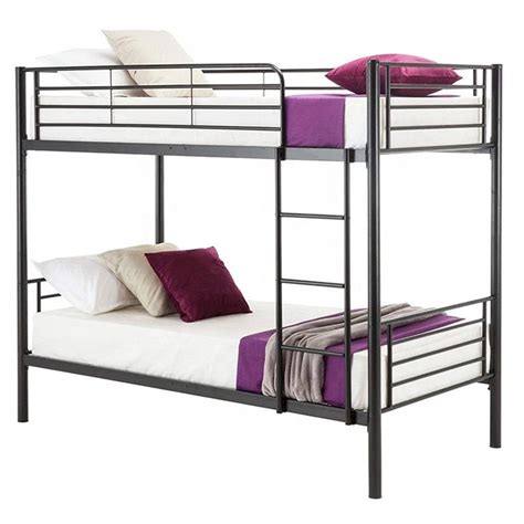 Rust Proof Metal Double Decker Bed Strong Metal Bunk Beds Multiple Sizes