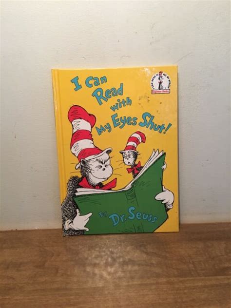 Beginner Books I Can Read With My Eyes Shut By Dr Seuss