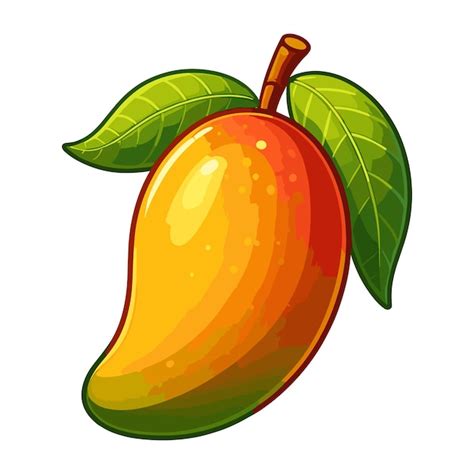 Summer fruit mango vector illustration | Premium AI-generated vector