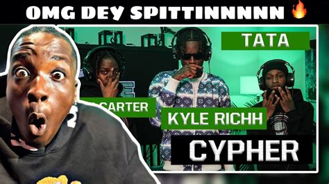 Kev Reacts To CYPHER Kyle Richh Jenn Carter Tata PART 2 YouTube