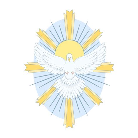 Dove Holy Spirit Seven Lights Royalty Free Images Stock Photos