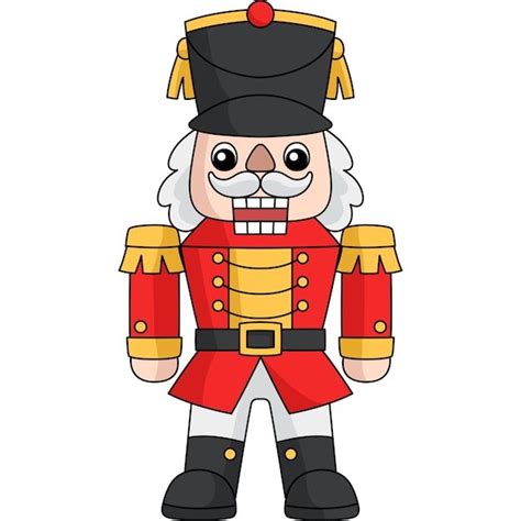 Premium Vector Christmas Nutcracker Cartoon Colored Clipart In 2024