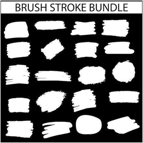 Premium Vector Brush Stroke Bundle