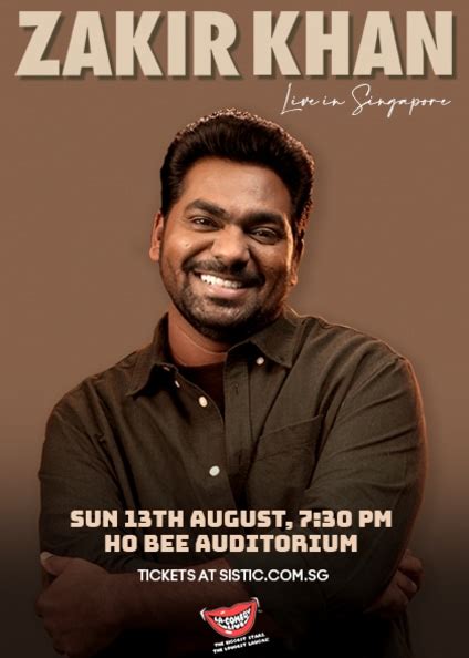 La Comedy Live Presents Zakir Khan Live In Singapore Show