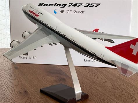 Swissair Jumbo Boeing Z Rich Hb Igf Grosses Modell Kaufen