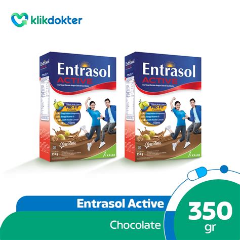 Jual Entrasol Active Chocolate Gr Twin Pack Shopee Indonesia