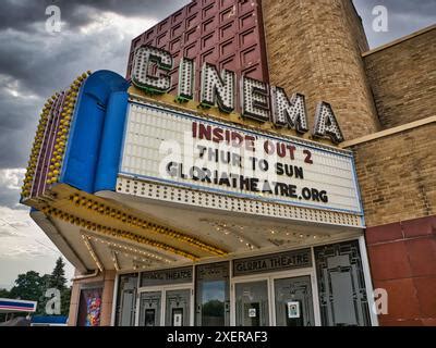 Gloria Theater In Downtown Urbana Ohio Usa Stock Photo Alamy