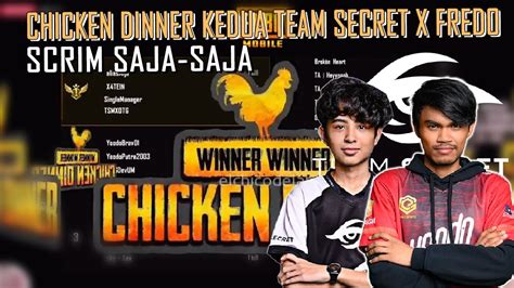 MACAMNI APABILA FREDO BERGABUNG BERSAMA TEAM SECRET SCRIM SAJA SAJA