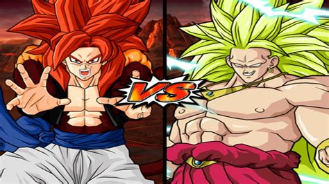 Gogeta SSJ4 SSJ VS Broly LSSJ3 DBZ Budokai Tenkaichi 4 BETA 13 1