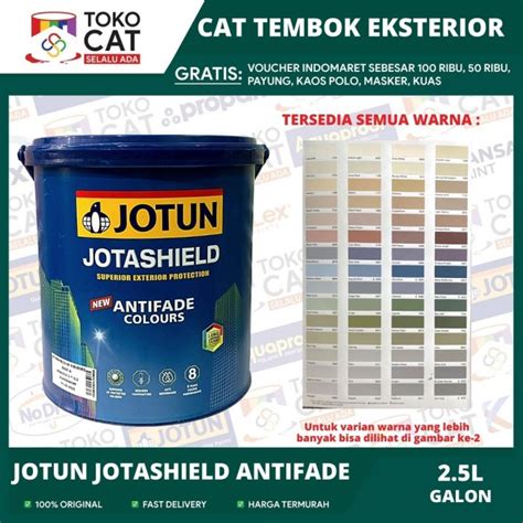 Jual Cat Tembok Luar Jotun Jotashield Antifade Warna Putih Ukuran