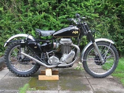 1952 Ajs Model 18cs Trials Classic Motorcycle Pictures