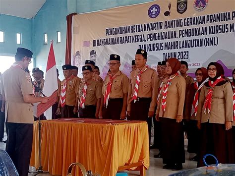 Pelantikan Dan Pengukuhan Pengurus Kwartir Ranting Gerakan Pramuka Kec