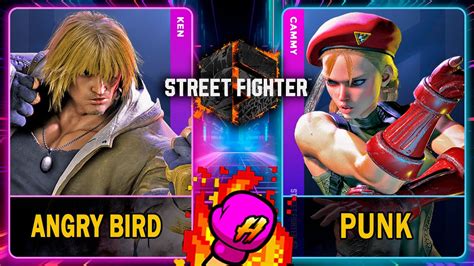 Street Fighter 6 Angrybird KEN VS Punk CAMMY スト6 SF6 YouTube