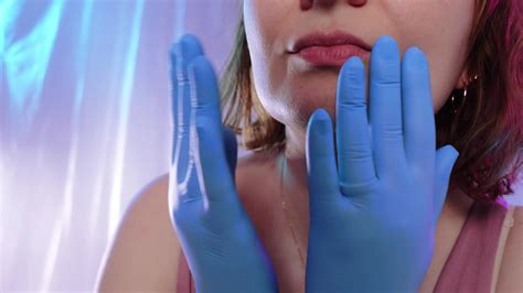 Asmr Medical Nitrile Gloves Touching Face And Relaxing Sounds By Arya