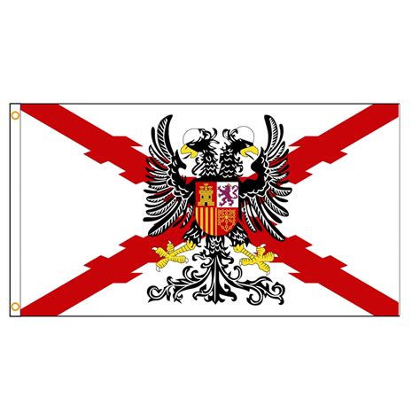 Bandera De La Cruz Del Imperio Espa Ol De Borgo A Pancarta Hist Rica