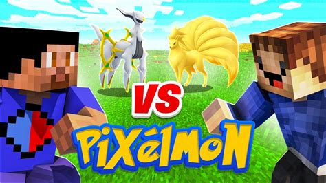 Our First Pixelmon Battle Minecraft Pokemon Mod Youtube