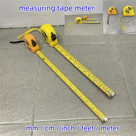 Professional Tape Meter Measure Tools Mm Cm Inch Feet Meter