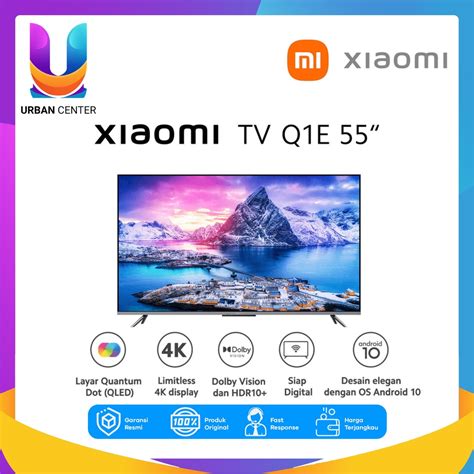 Jual Xiaomi Tv Q E Qled Layar K Ultra Hd Android Tv Smart Tv