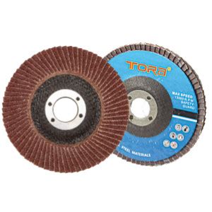 Jual Tora Flap Disc Grit 100 Mata Gerinda Amplas Susun 4 105 X 16