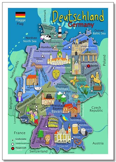 Map Of Germany For Kids Zip Code Map