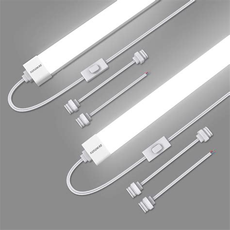 5000K LED Ceiling Light Fixture, 2FT with Plug Linkable, for sale ...