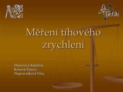 PPT M ěření tíhového zrychlení PowerPoint Presentation free download