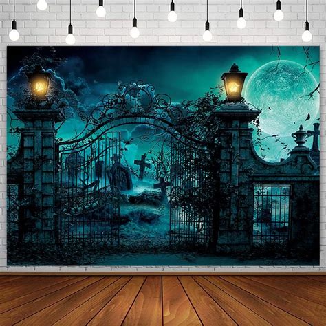 Amazon Sendy Sendy X Ft Halloween Backdrop Horror Moon Night