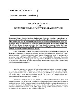 Fillable Online ECONOMIC DEVELOPMENT PROGRAM SERVICES Fax Email Print