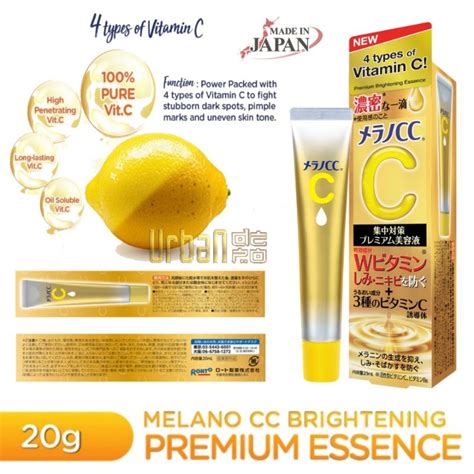 Jual Rohto Melano CC Vitamin C Brightening Premium Essence 20ml