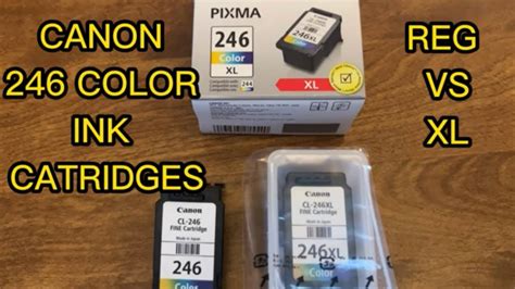 Canon Ink Cartridge Replacement Comparison Regular Vs Xl Youtube