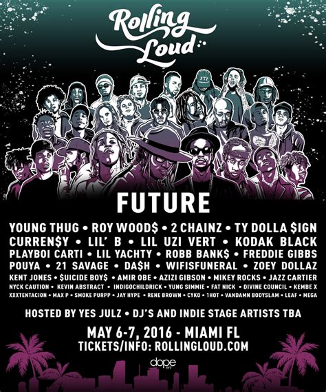 Rolling Loud Miami 2016 Lineup Grooveist