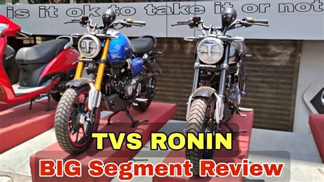 TVS RONIN 225cc Full Review Top Varient Galactic Grey Colour YouTube