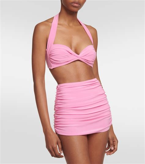 Bikini Oberteil Bill In Pink Norma Kamali Mytheresa