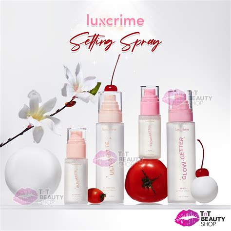 Jual Luxcrime Ulti Matte Oil Control Setting Spray Luxcrime Glow