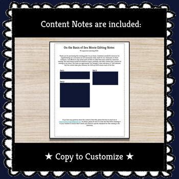 On The Basis Of Sex Movie Viewing Guide Worksheet Government