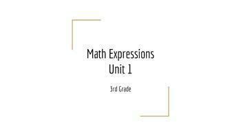 Math Expressions 3rd Grade Unit 1 PowerPoints by Ashly Latham | TPT 