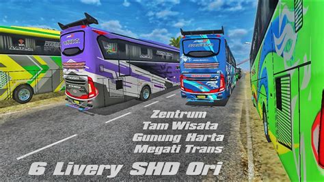 Tam Wisata Zentrum Gunung Harta Megati Trans Livery Bussid Ori SHD