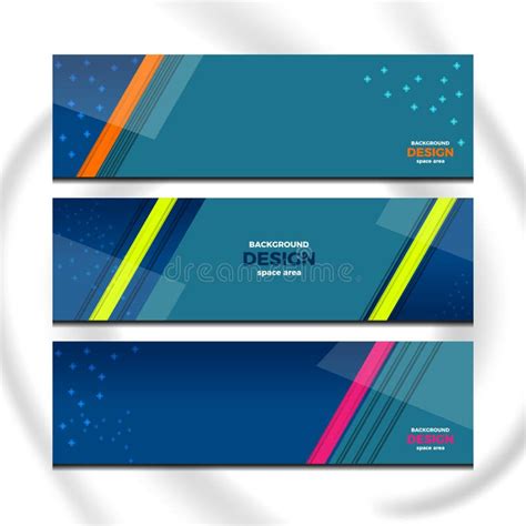 Abstract Banner Background For Website Headers And Advertising Design