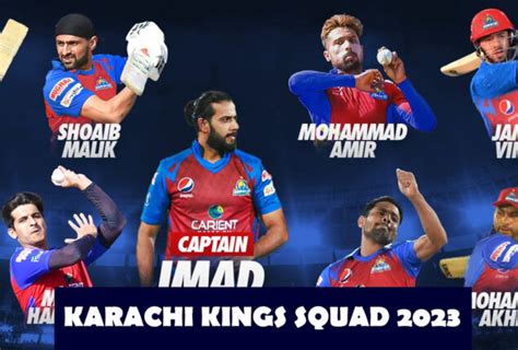 Karachi Kings Squad 2023 Psl 8 Karachi Kings Squad And Players List