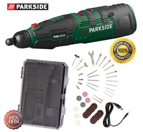 Parkside 12V Cordless Rotary Multi Tool Accessories PFBS 12 B6 Brand