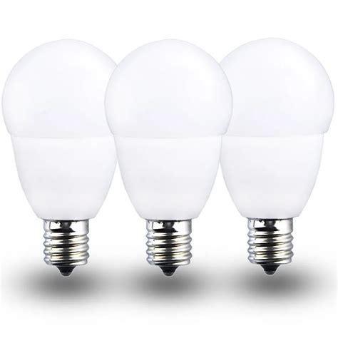 5W E17 Globe Light Bulbs LED G14 Bulb Intermediate Base 50W ...