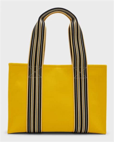 Loro Piana The Suitcase Stripe Canvas Tote Bag Neiman Marcus