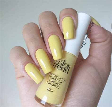 Unhas Decoradas Esmaltes Amarelos Lindas E Radiantes Venha Se