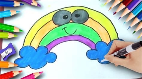 Come Disegnare Una NUVOLA KAWAII ARCOBALENO YouTube