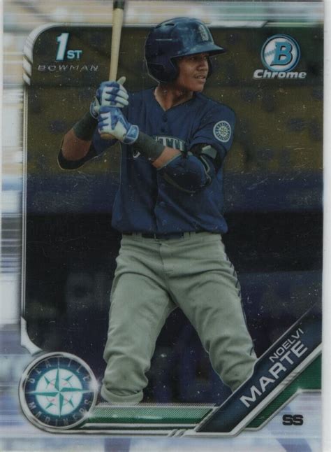 Bowman Chrome Noelvi Marte Bcp Ebay