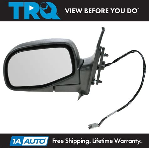 Trq Power Side View Mirror Folding Textured Lh For Ford Mazda